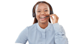 centre-d-appels-de-succès-et-service-à-la-clientèle-noir-femme-conseil-communication-parler-avec-nous-personne-heureux-happy-255711694